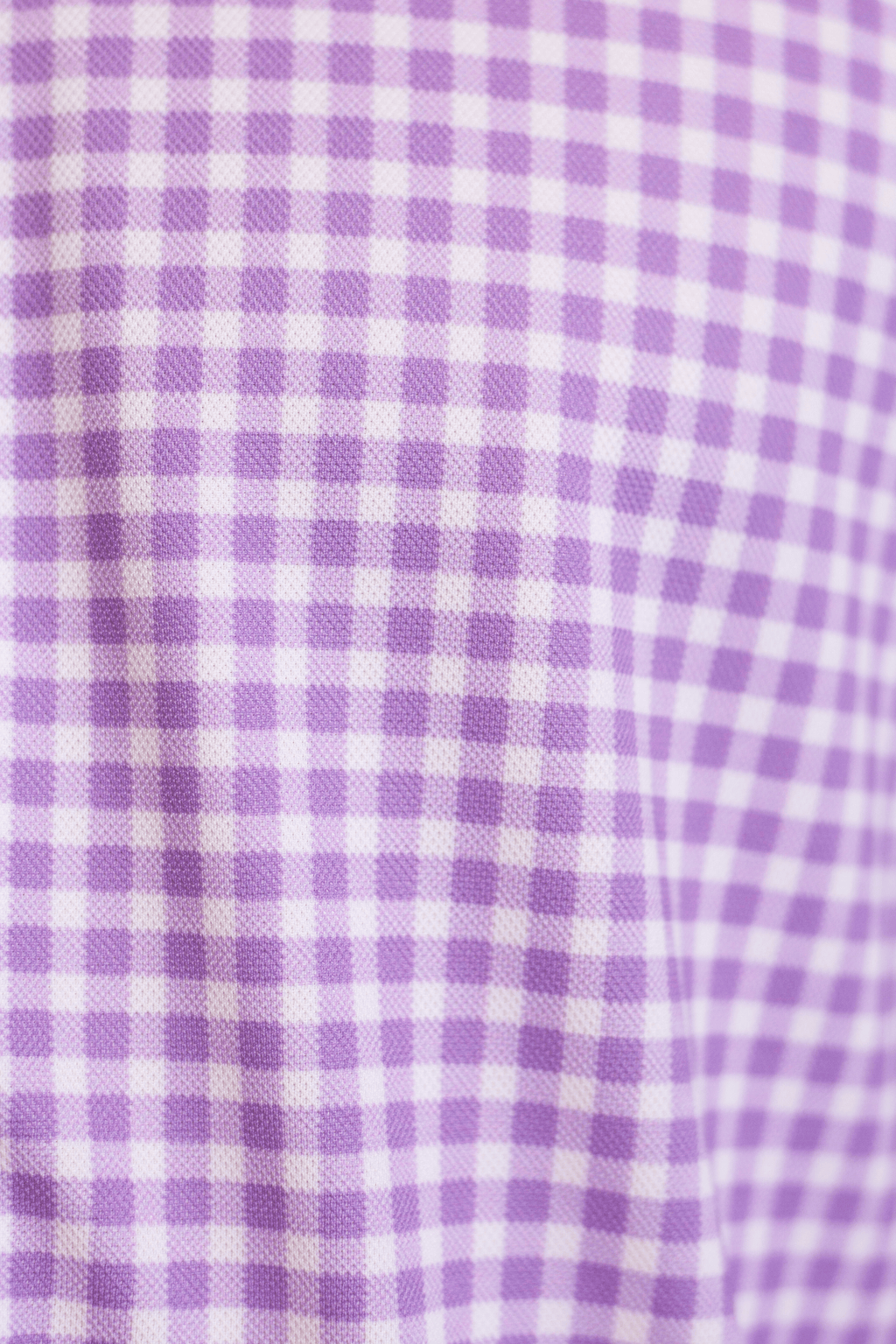 Mauro Long Sleeve Check Tech Shirt - Lavender – Buki, view 6