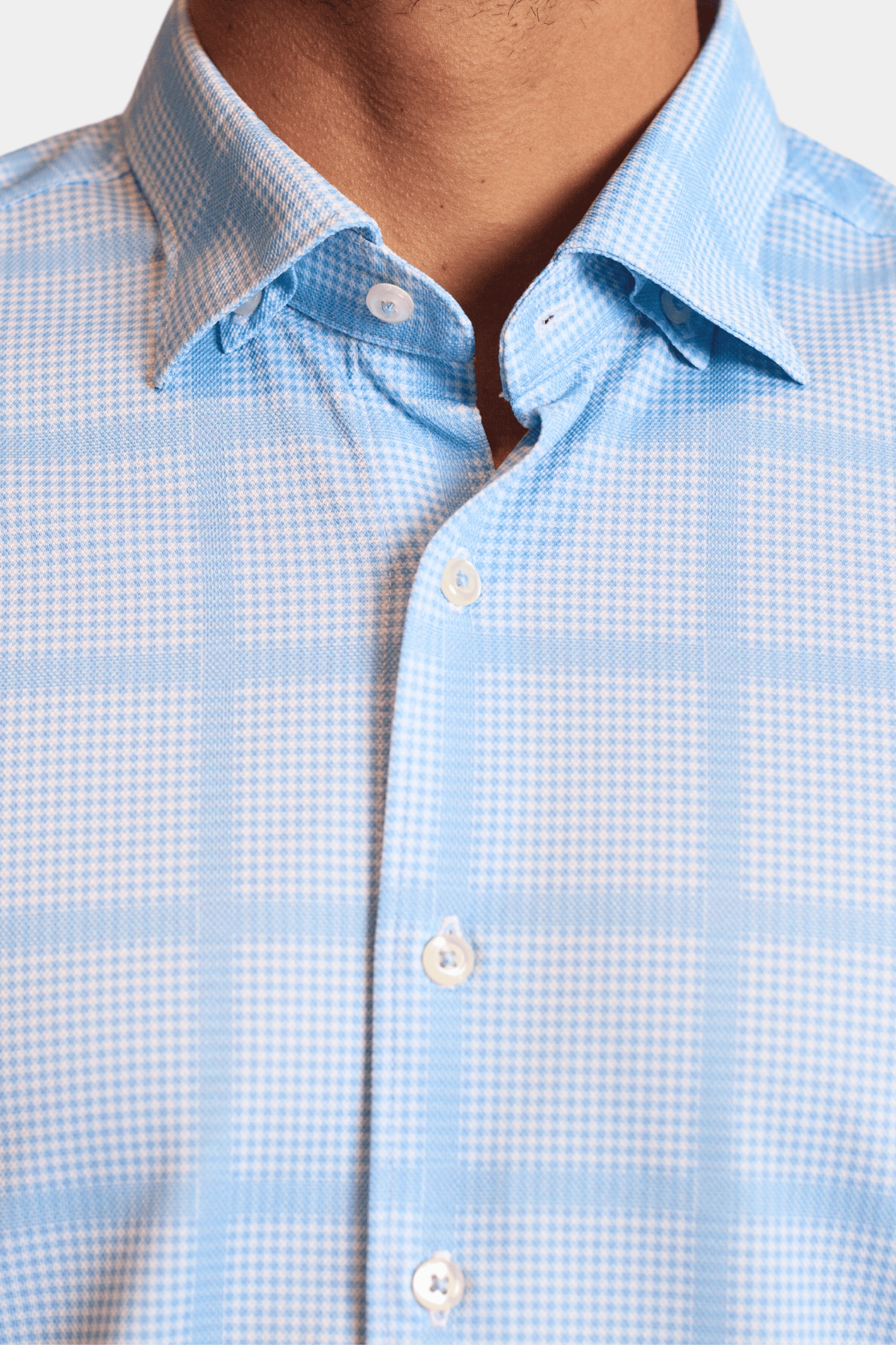 Buki Montauk Check Short Sleeve Tech Shirt — lifestyle context