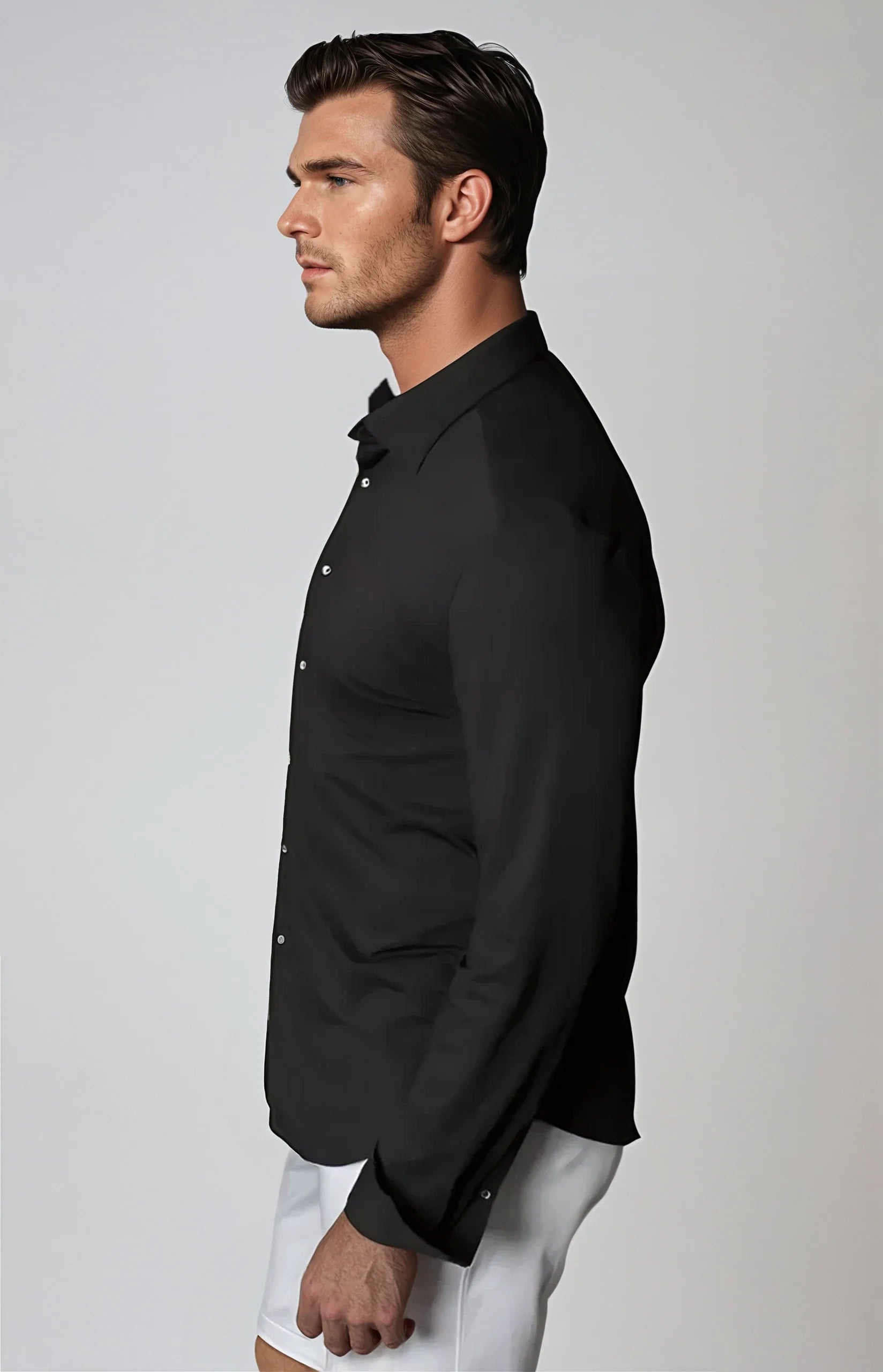Buki Buki Cinqo 'Single Shot' Long Sleeve Shirt - Black — lifestyle context