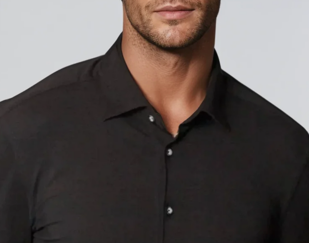 Buki Buki Cinqo 'Single Shot' Long Sleeve Shirt - Black — detail close-up