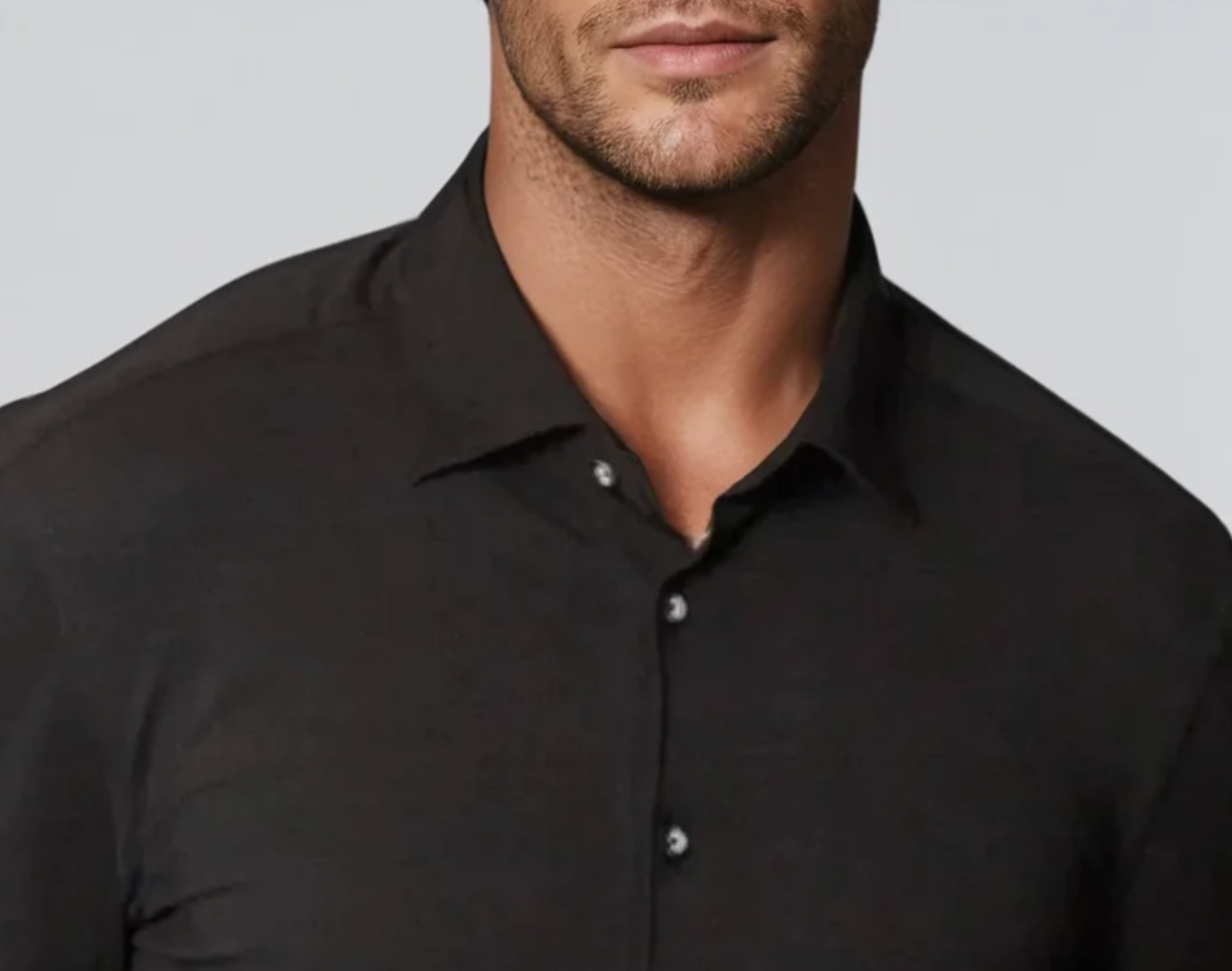 Buki Buki Cinqo 'Single Shot' Long Sleeve Shirt - Black — detail close-up