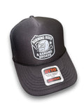Luckless Outfitters Burning Rods Trucker Hat — main product shot