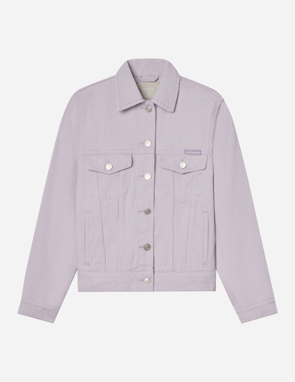 Elevated Faith But God Cropped Denim Jacket — packaging