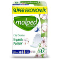 Molped Organic Cotton Sanitary Pads - Hypoallergenic, Eco-Friendly & Vegan Menstrual Products for Women
