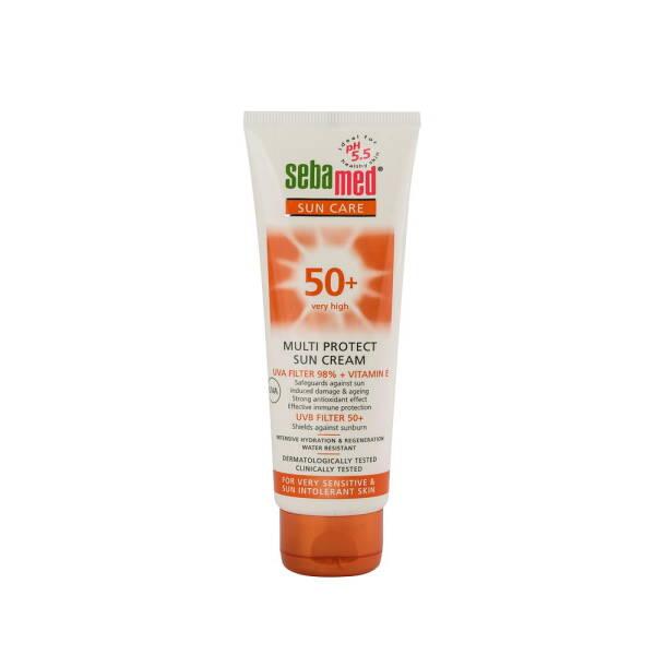 Sebamed SPF 50+ Sunscreen Cream for Sensitive Skin - UVA Protection, Alcohol-Free, 2.54 fl oz