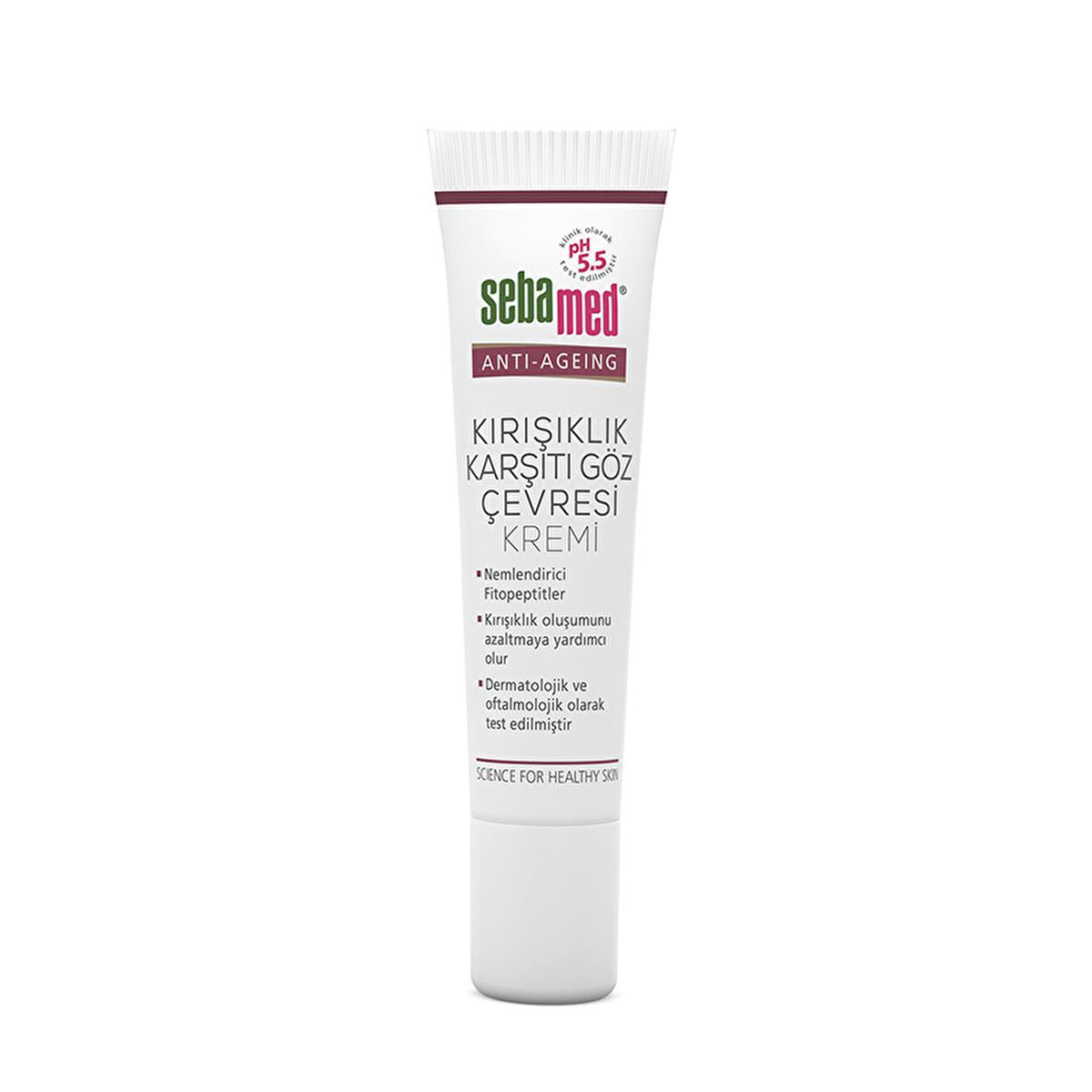 Sebamed Anti-Aging Eye Cream - Wrinkle Filler Eye Cream with Triple Hyaluronic Complex, 0.51 fl oz