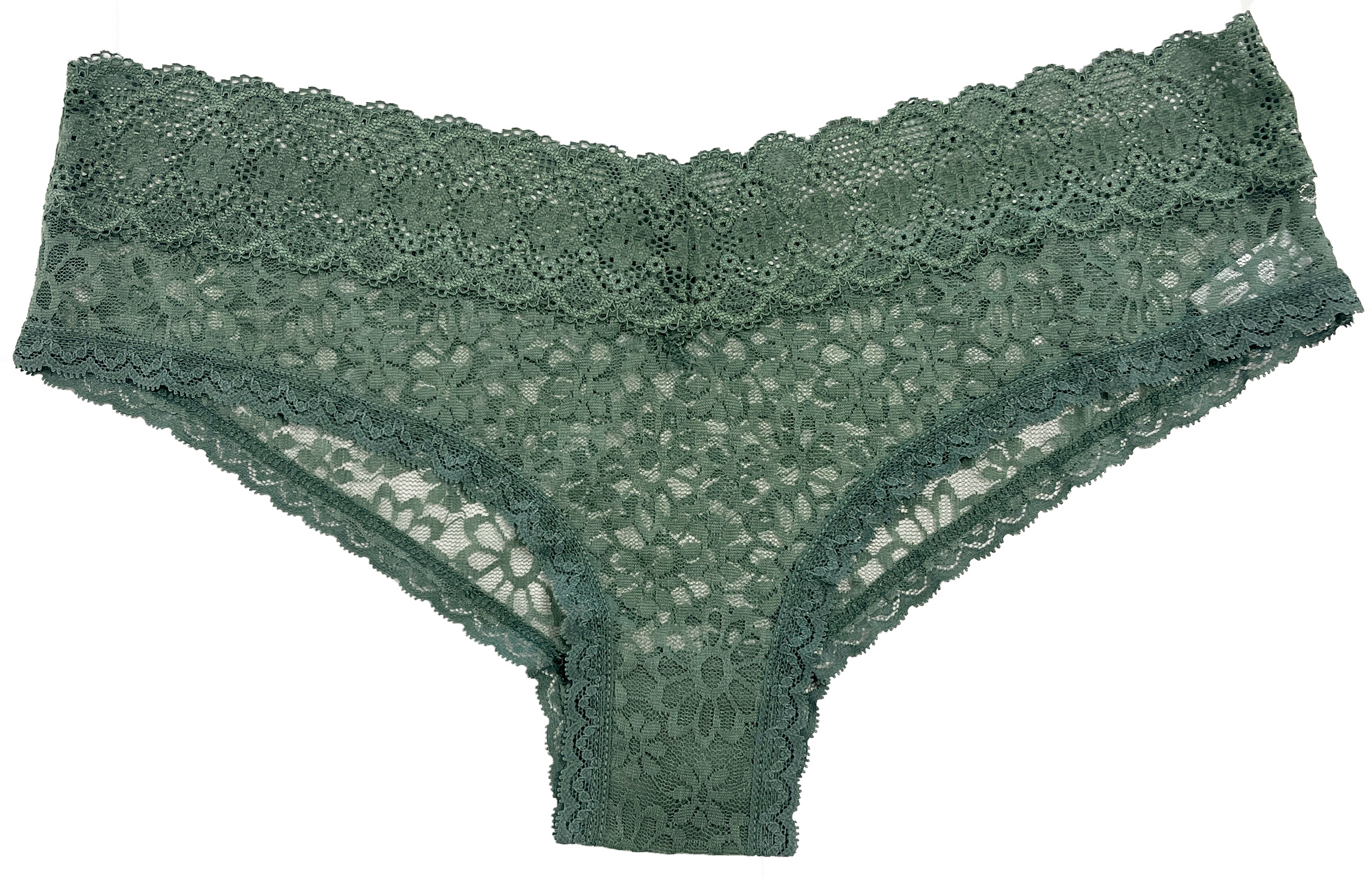 Love Libby Panties V-Front Lace Cheeky — in-use photo