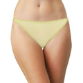 Love Libby Panties Flocked Polka Dot Mesh Cheeky with Lace Details — side view