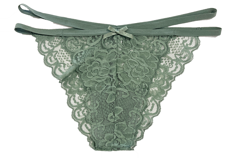 Love Libby Panties Lace Cheeky with Elastic Straps, XS-2X — feature highlight