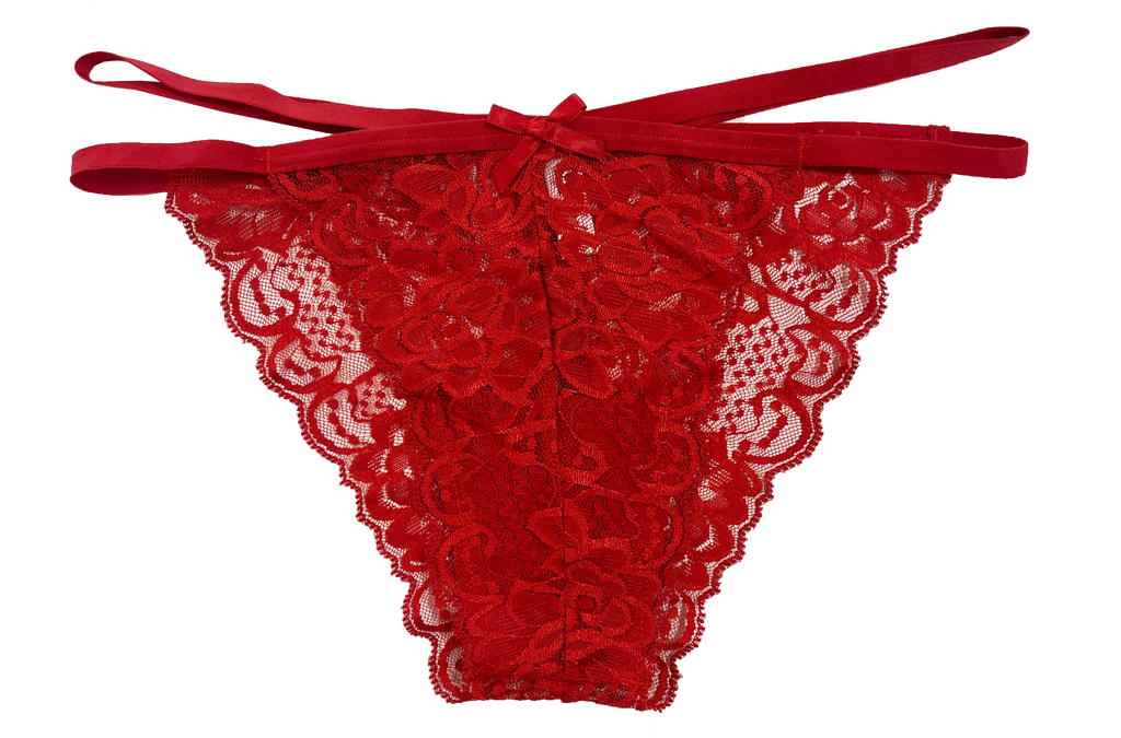 Love Libby Panties Lace Cheeky with Elastic Straps, XS-2X — main product shot