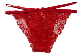 Lace Cheeky with Elastic Straps, XS-2X