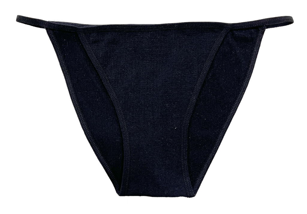 Love Libby Panties Seamless Rib Strappy Bikini, XS-2X Buy More Save More — side view