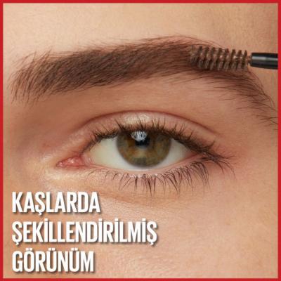 Maybelline New York Tattoo Brow 36h Styling Gel - 260 Deep Brown, Long-Lasting Eyebrow Styling