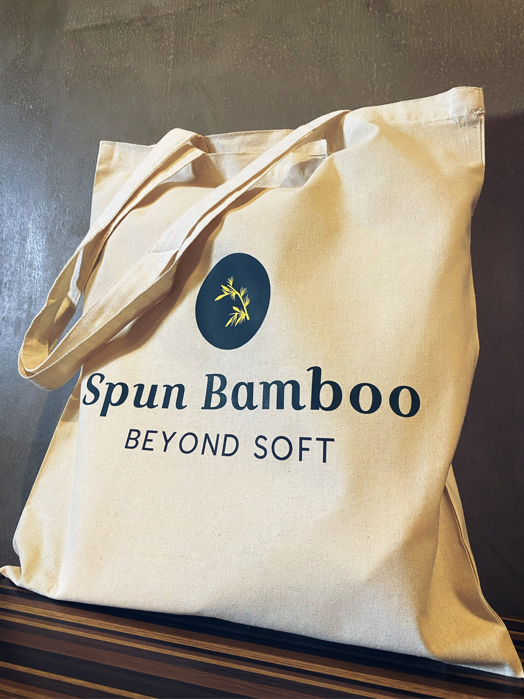 Spun Bamboo Spun Bamboo Tote Bag — detail close-up