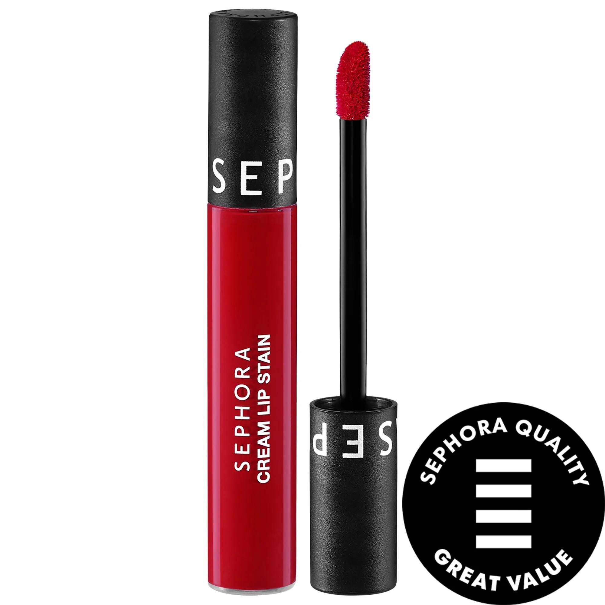 KOSAS Cream Lip Stain 10HR Liquid Lipstick - Long Lasting, Vegan, Hydrating Lip Color
