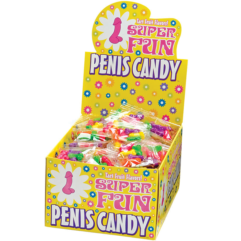 Love Spark Cove | Intimate Apparel, Pleasure Shop & Free Shipping Super Fun Penis Candy Fun Size Individual Packets Display o
