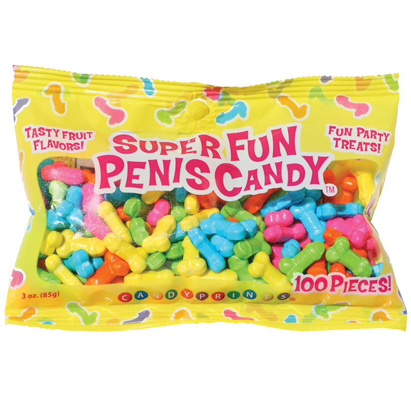 Love Spark Cove | Intimate Apparel, Pleasure Shop & Free Shipping Super Fun Penis 3oz Candy Bag — main product shot