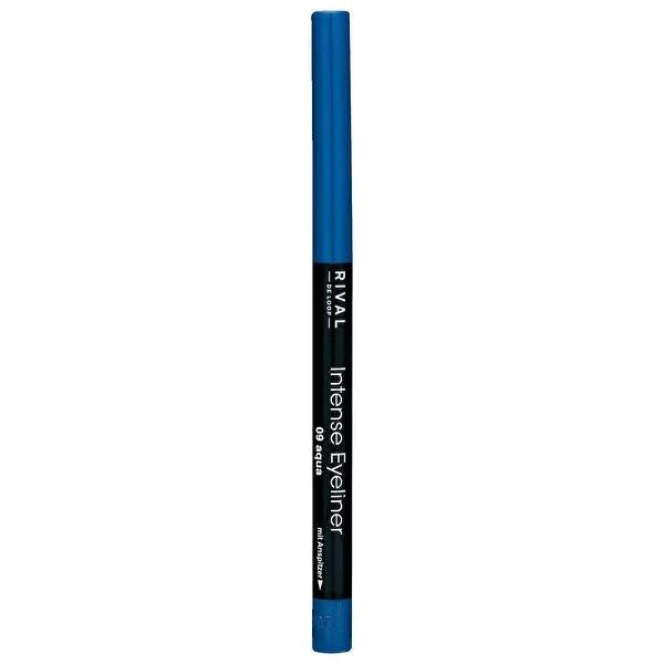 Rival de Loop Intense Color Eyeliner - Aqua (No:09) - Dermatologically & Ophthalmologically Tested for Sensitive Eyes
