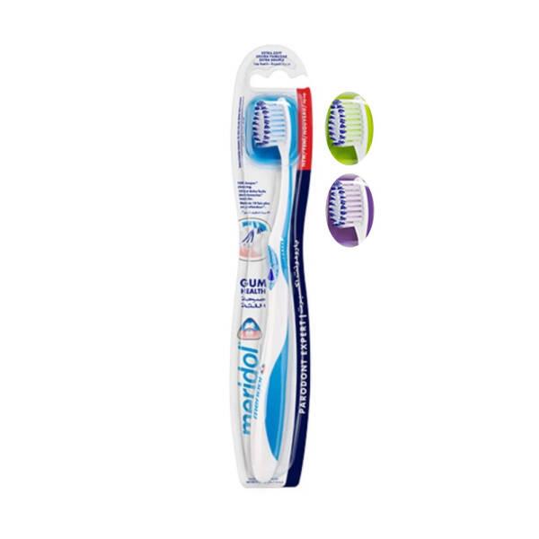 Meridol Extra Soft Manual Toothbrush for Sensitive Teeth and Gums - Gentle Oral Care Toothbrush
