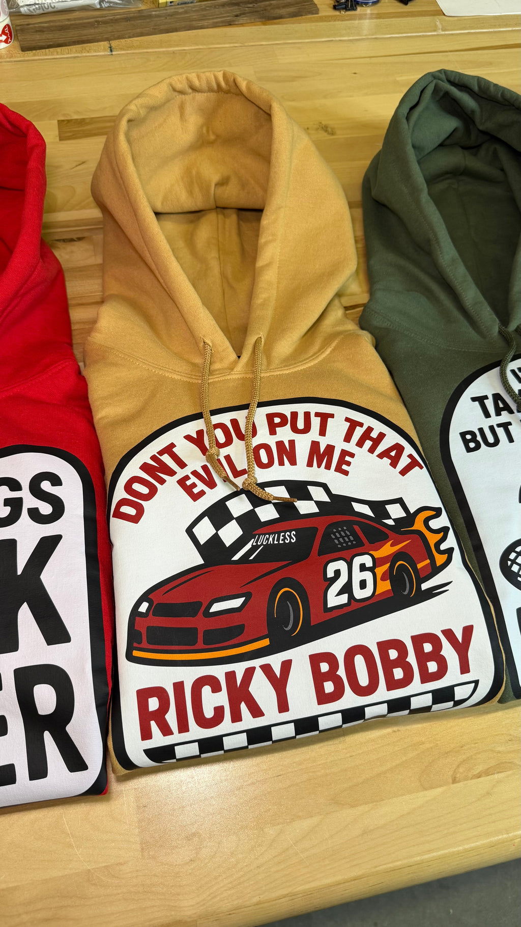 Luckless Outfitters Ricky Bobby Hoodie — lifestyle context