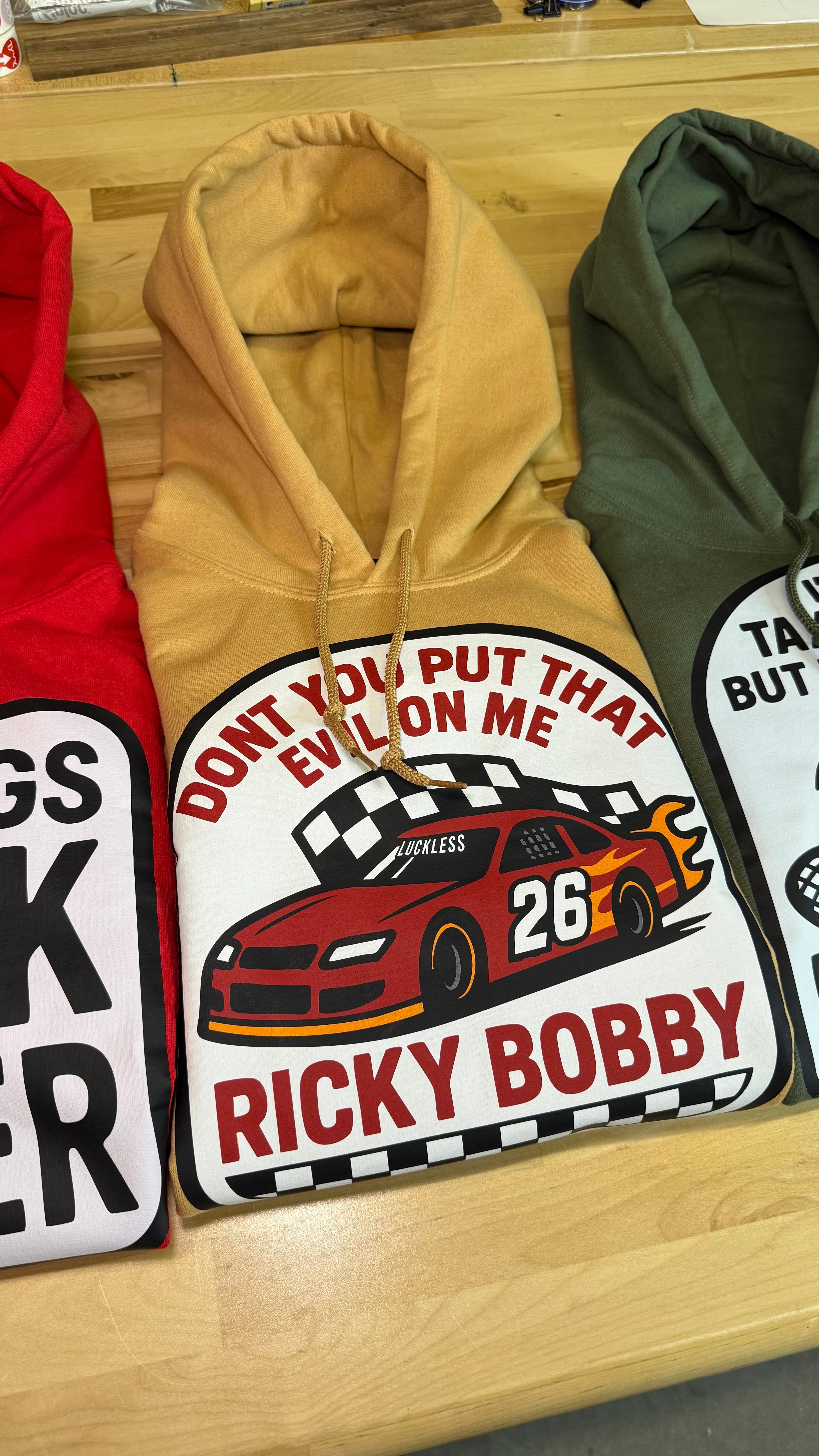 Luckless Outfitters Ricky Bobby Hoodie — lifestyle context