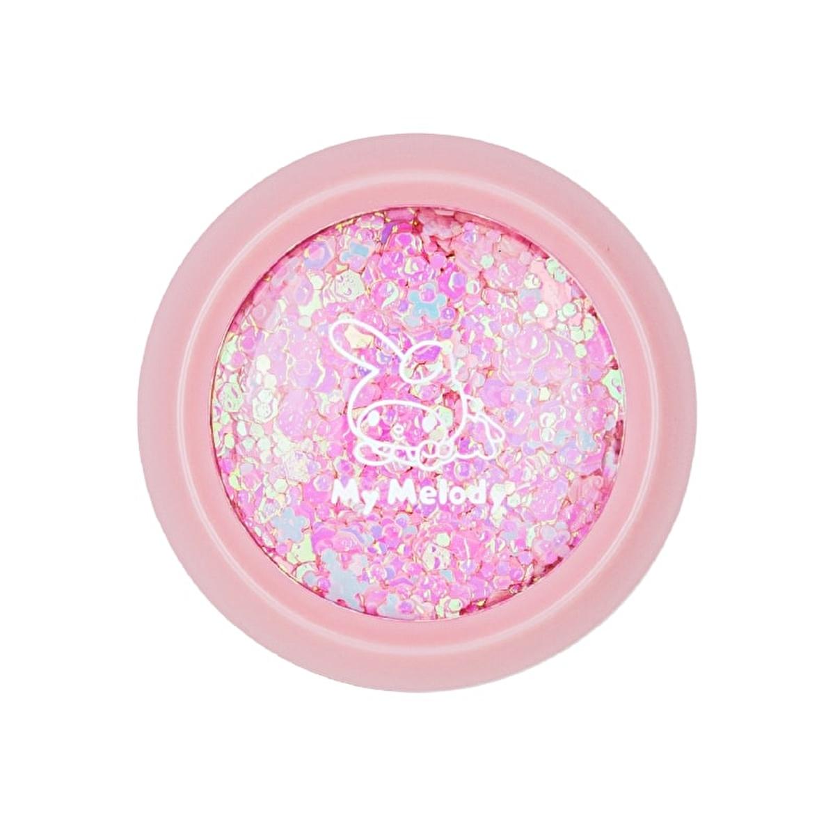 Soda Hello Kitty Glitter Gel for Cosmetics - Long-Lasting Cherry Blossom Makeup for Social Media Beauty Trends