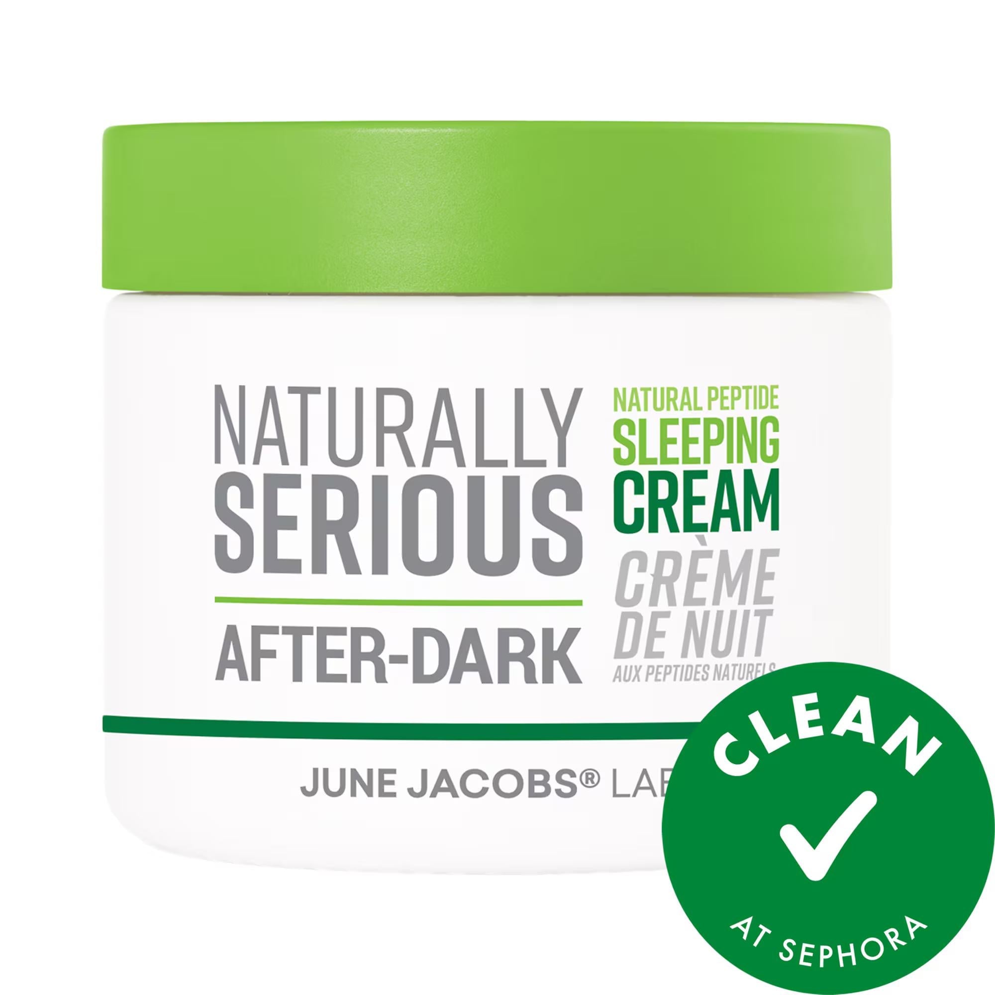 After-Dark Natural Peptide Sleeping Cream - Hydrating Anti-Aging Night Cream for Fine Lines & Wrinkles