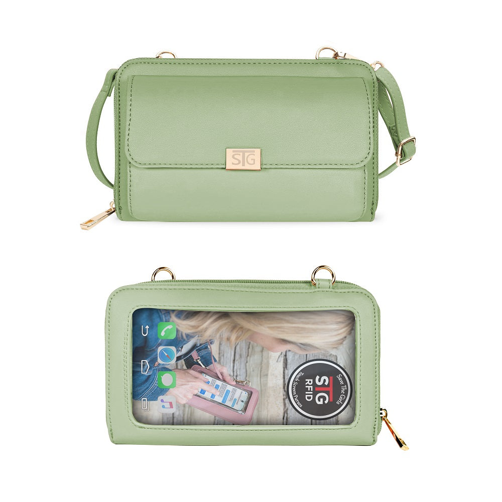 SaveTheGirls Captiva RFID Touch Screen Purse — main product shot