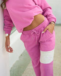 BUNNIES ROOM SWEATPANTS IN FUCHSIA — main product shot