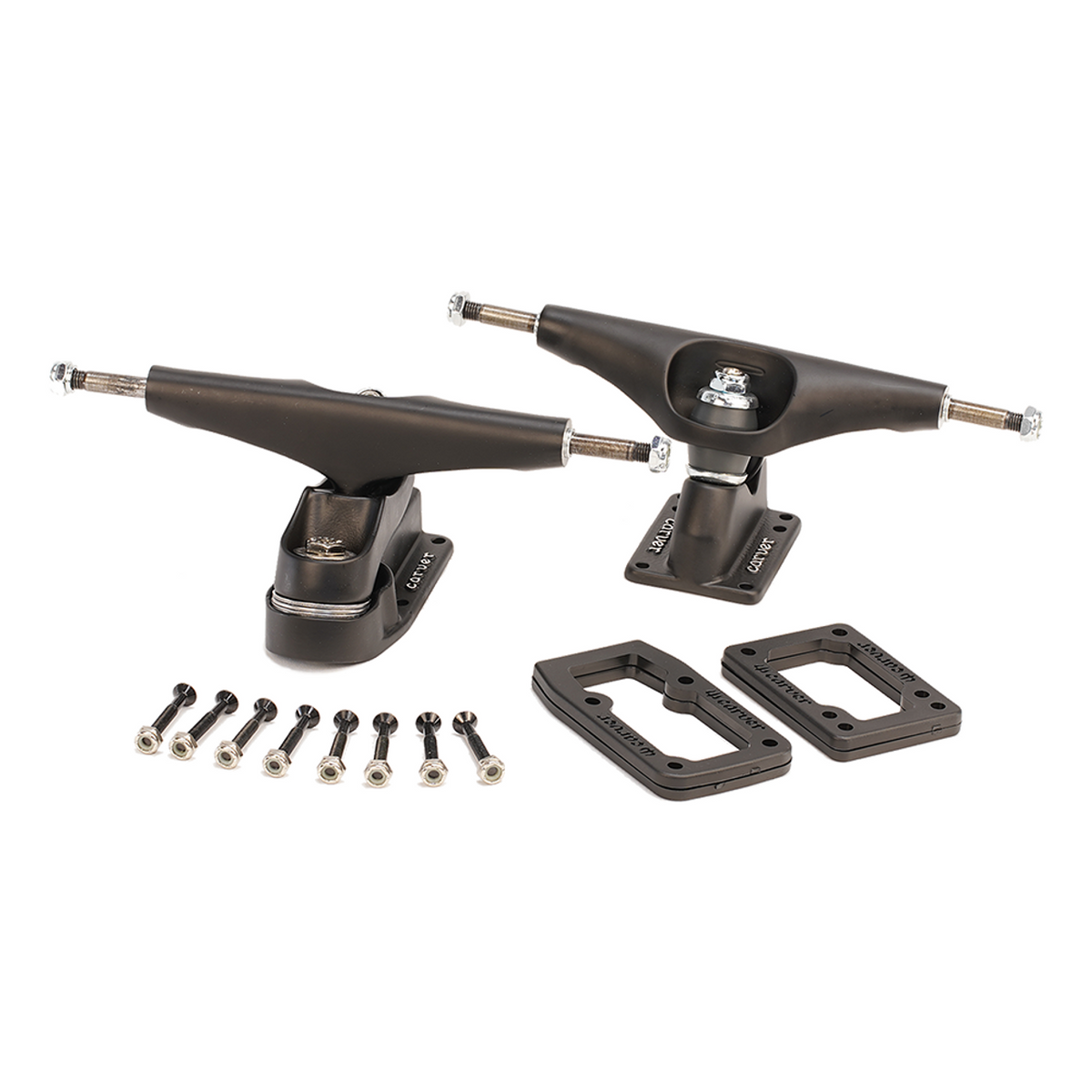 Carver C7 Hollow Truck Set 6.5″ - Coal Satin (Set of 2) by Skates USA