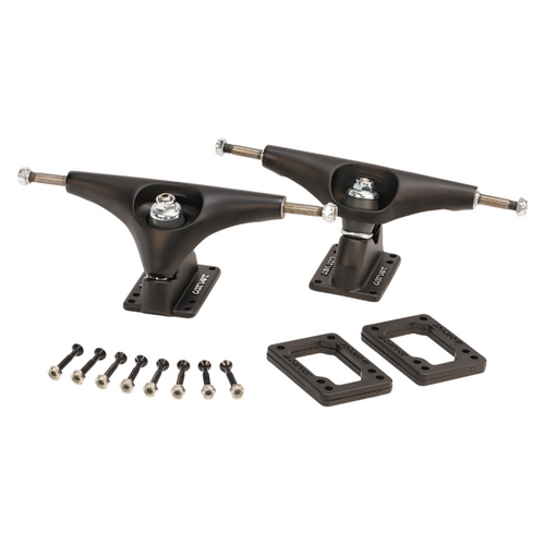 Carver CX Hollow Truck Set 6.5″ - Coal Satin (Set of 2) by Skates USA