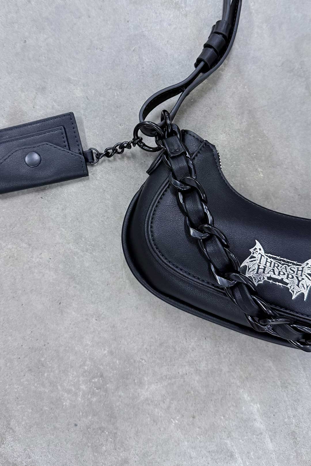 Thrash Happy Cash Only Handbag — lifestyle context