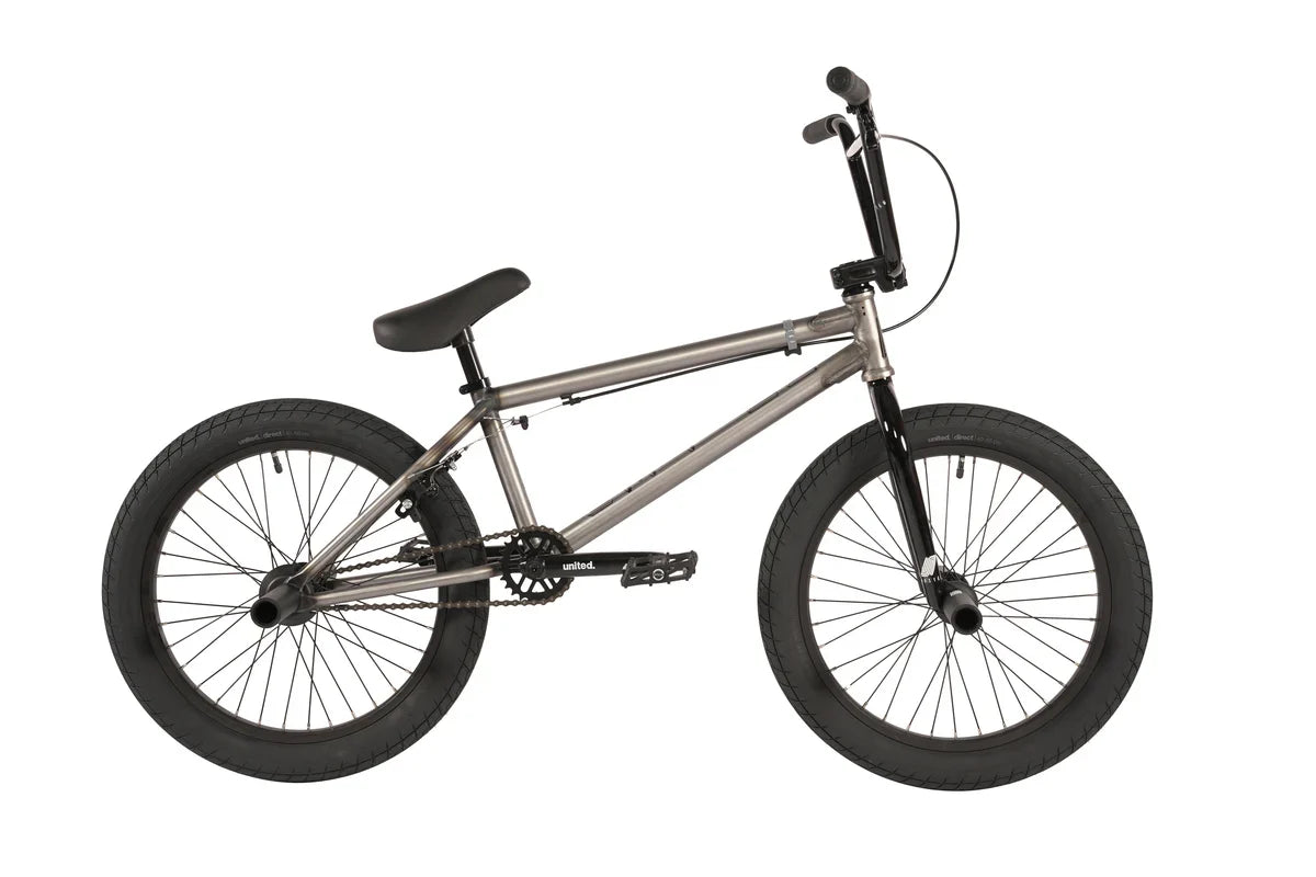 United Reborn 20.8″ Complete BMX Bike - Matte Clear by Skates USA