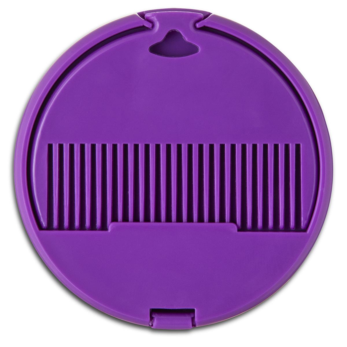 Eklips Compact Mirror and Comb Set - Portable Folding Mirror for Makeup Touch-Ups & On-the-Go Hair Styling - Travel & Pocket Size