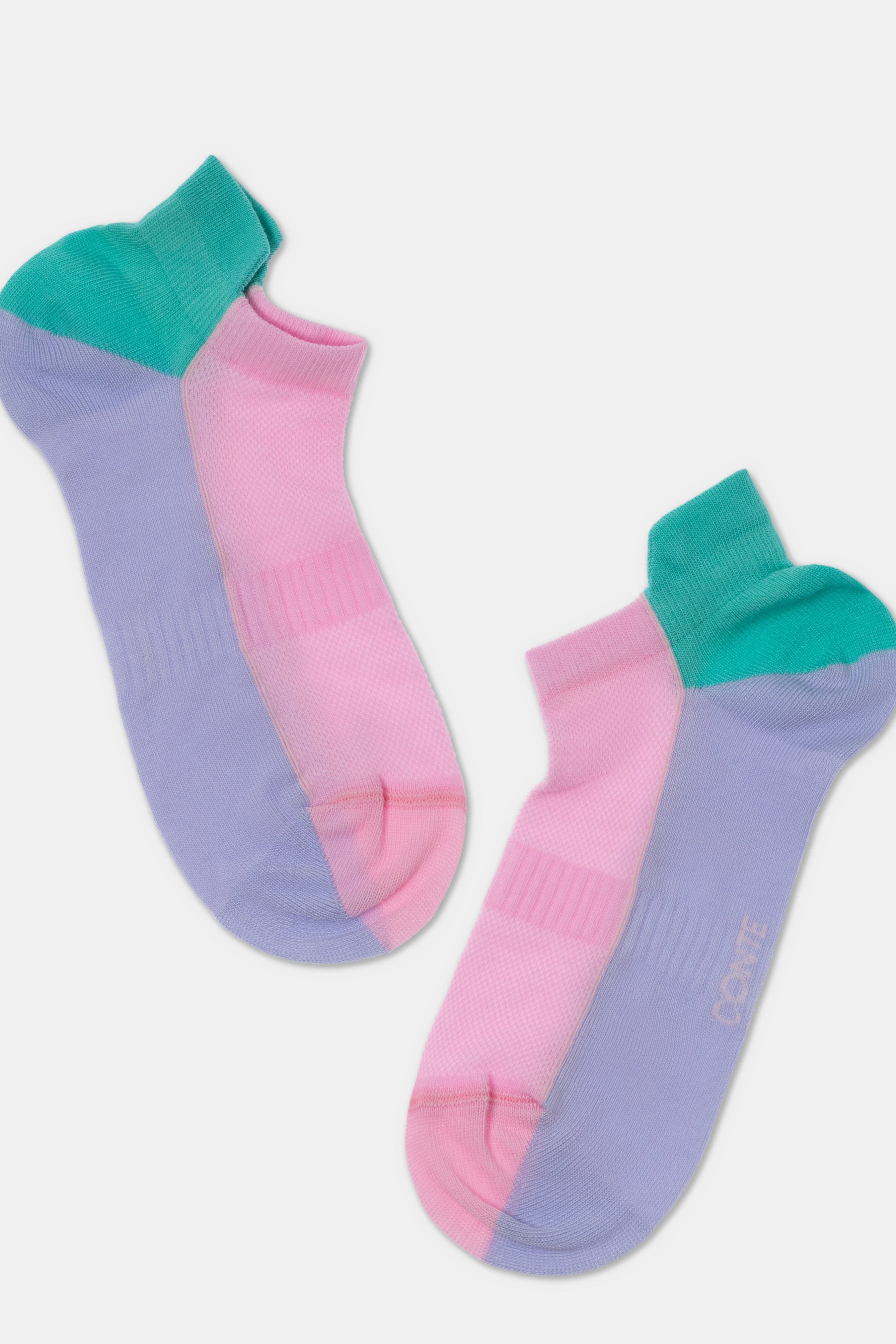 TheRanok.com Cotton Ankle Socks Conte Active - With a "Tongue" 393 — color detail