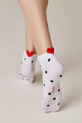 TheRanok.com Cotton Ankle Socks Conte Active - Polka Dots 222 — main product shot