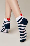TheRanok.com Cotton Ankle Socks Conte Active - Stripes 223 — main product shot