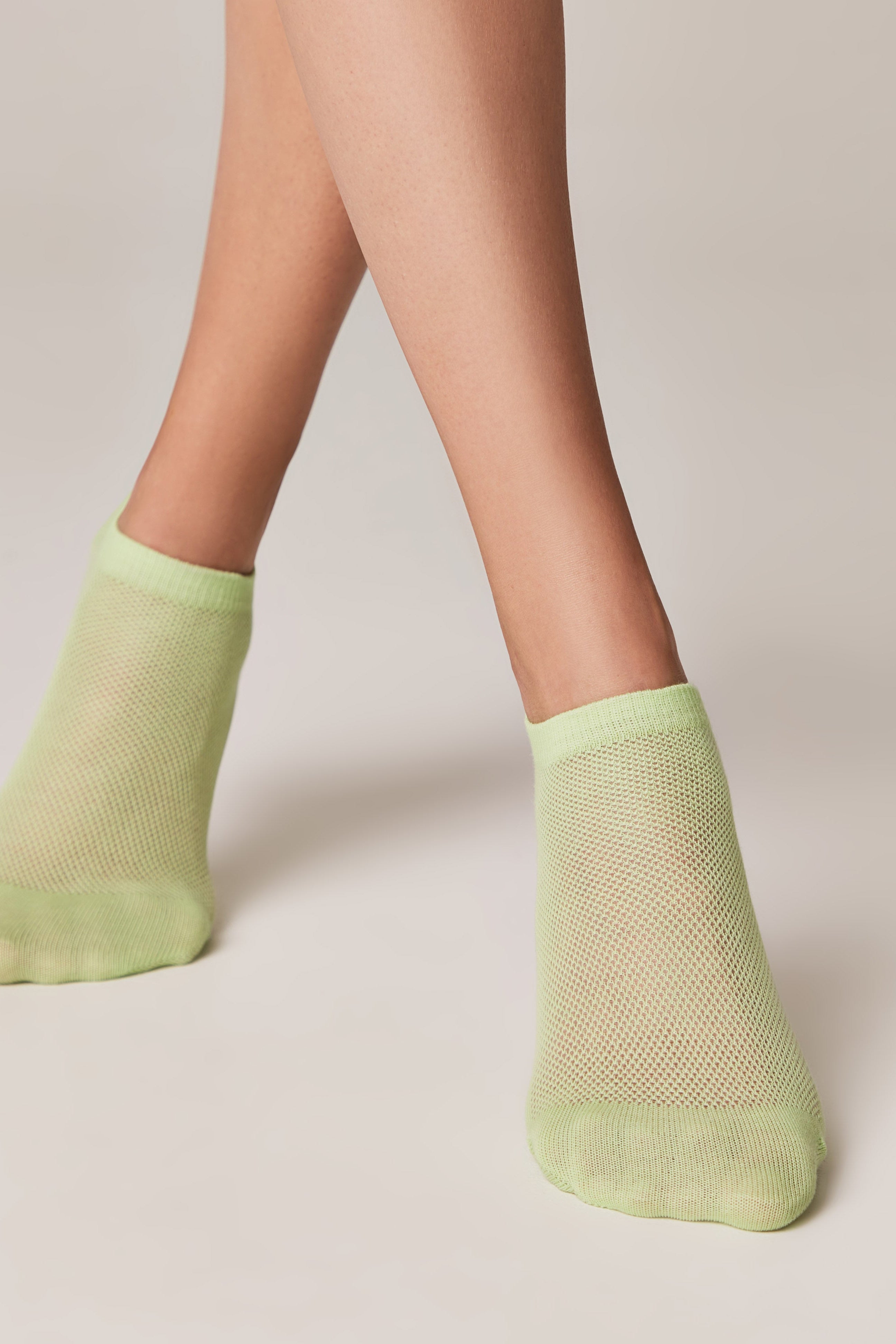 TheRanok.com Cotton Ankle Socks Conte Active - Mesh 277 — detail close-up