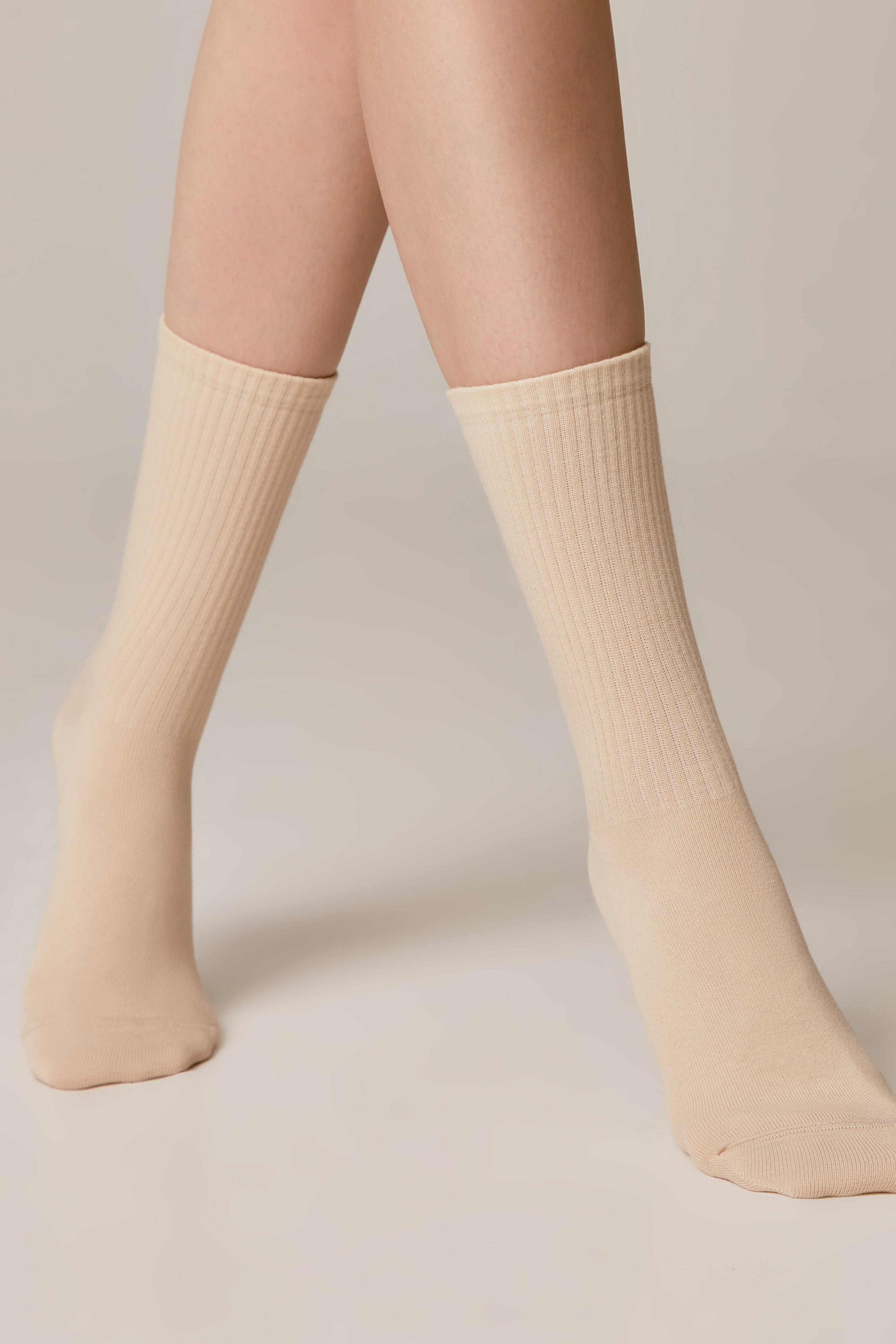 TheRanok.com Conte Cotton Long Socks Active 000 — fabric or material detail