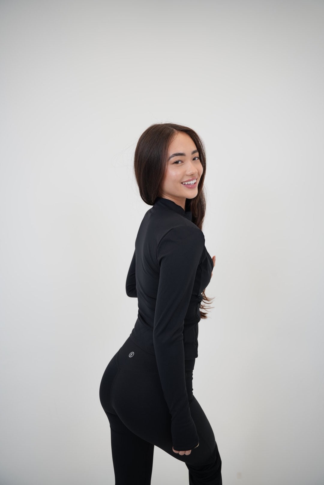KIMITH BRAND I Live in Luxury Black Perfect Fit Jacket — back view