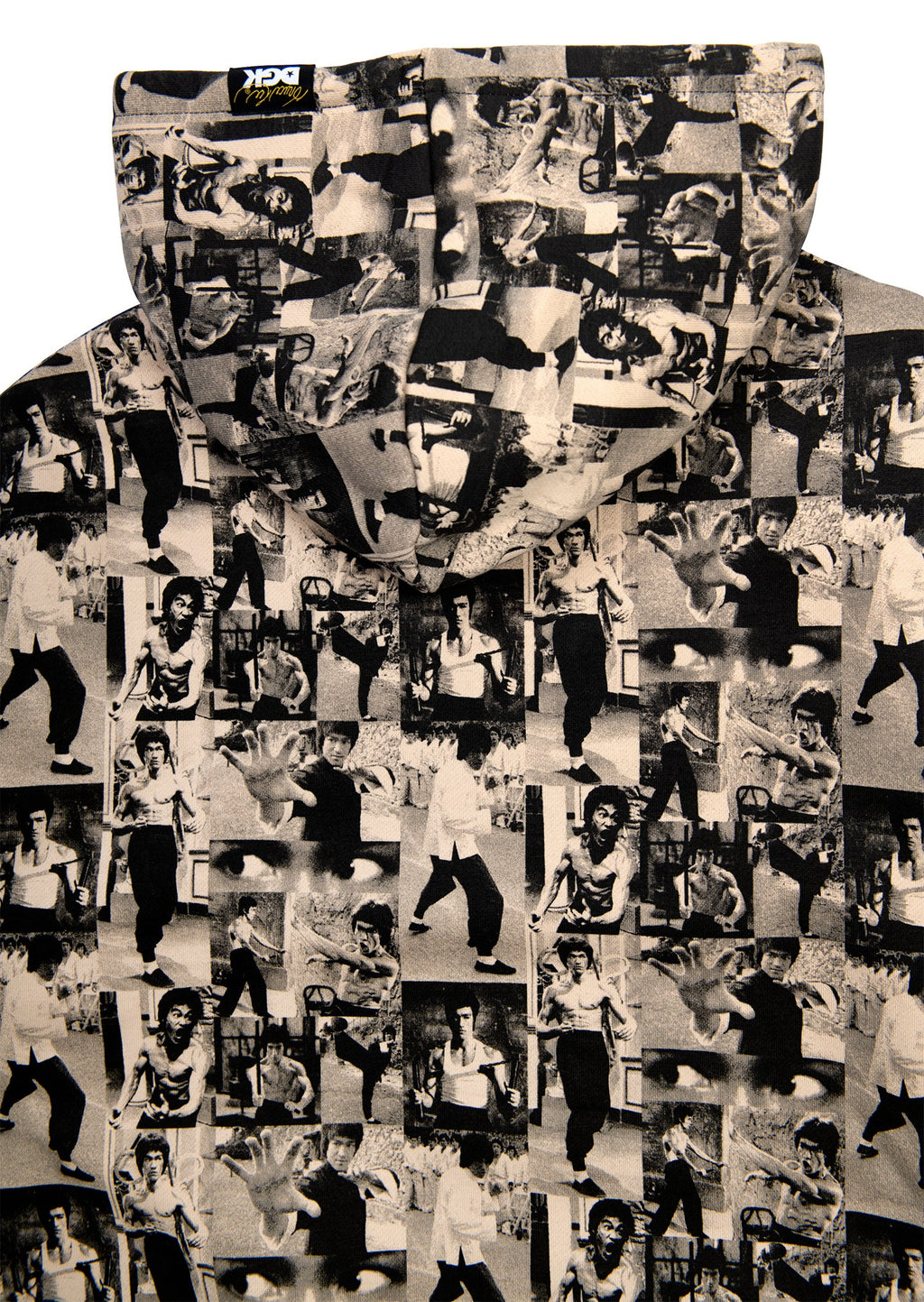 DGK x Bruce Lee Collage Hooded Fleece - Tan