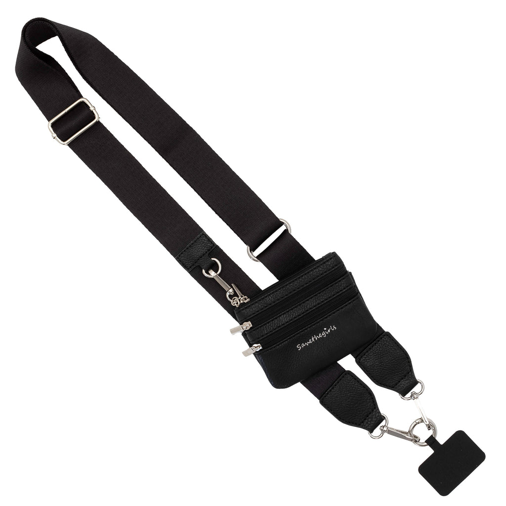 SaveTheGirls Clip & Go Strap with Pouch - Solid Collection — main product shot