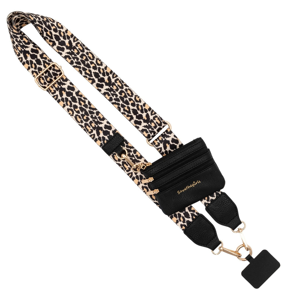 SaveTheGirls Clip & Go Strap w/Zippered Pouch — in-use photo