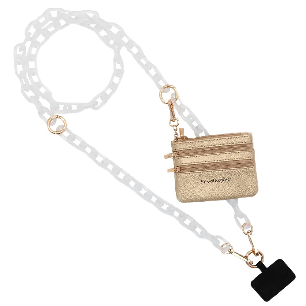 SaveTheGirls Clip & Go Ice Chain with Pouch — main product shot