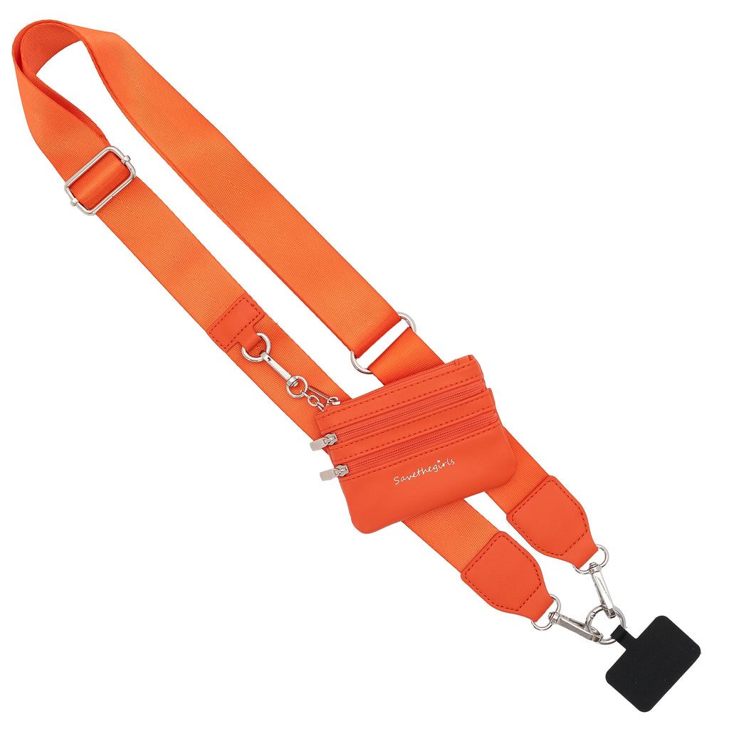 SaveTheGirls Clip & Go Strap with Pouch - Solid Collection — detail close-up