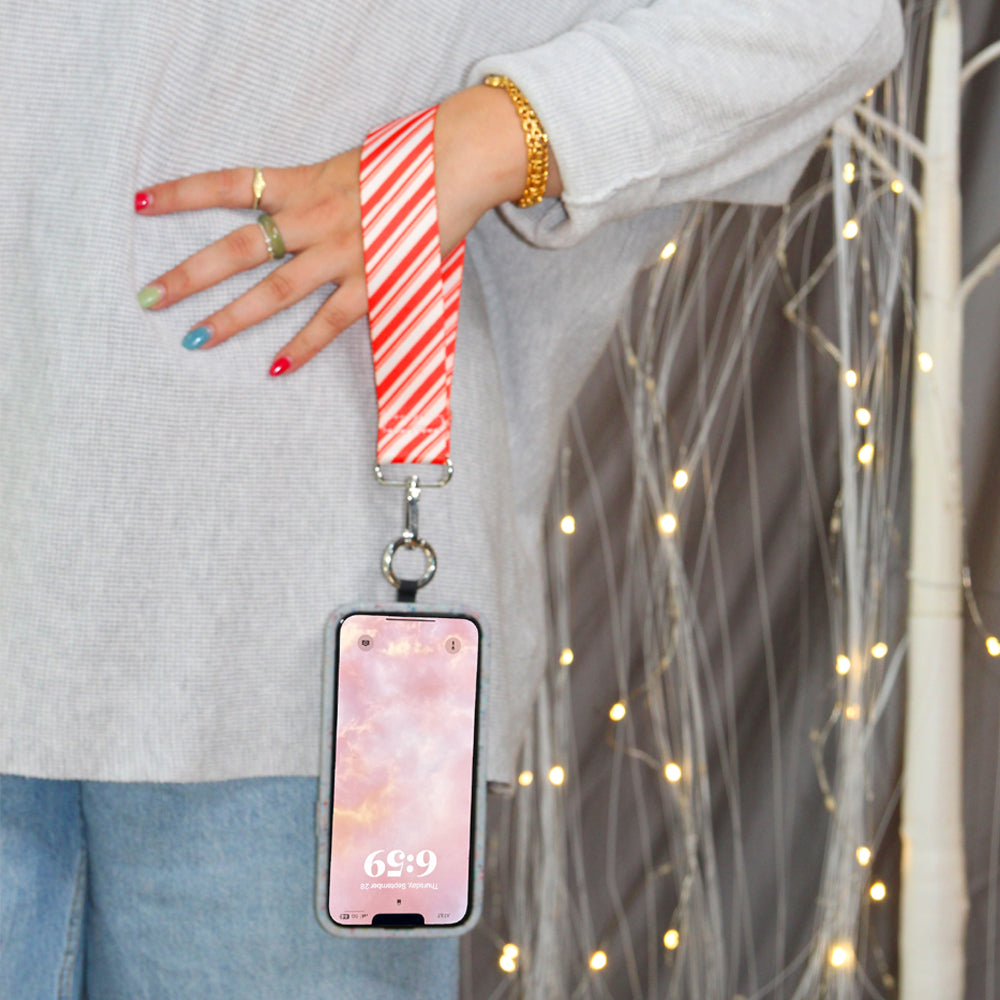 SaveTheGirls Clip & Go Strap Christmas — product on model