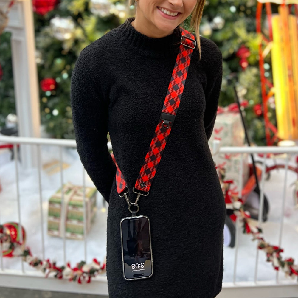 SaveTheGirls Clip & Go Strap Christmas — main product shot