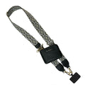 SaveTheGirls Clip & Go Strap w/RFID Pouch Diamond Pattern — main product shot
