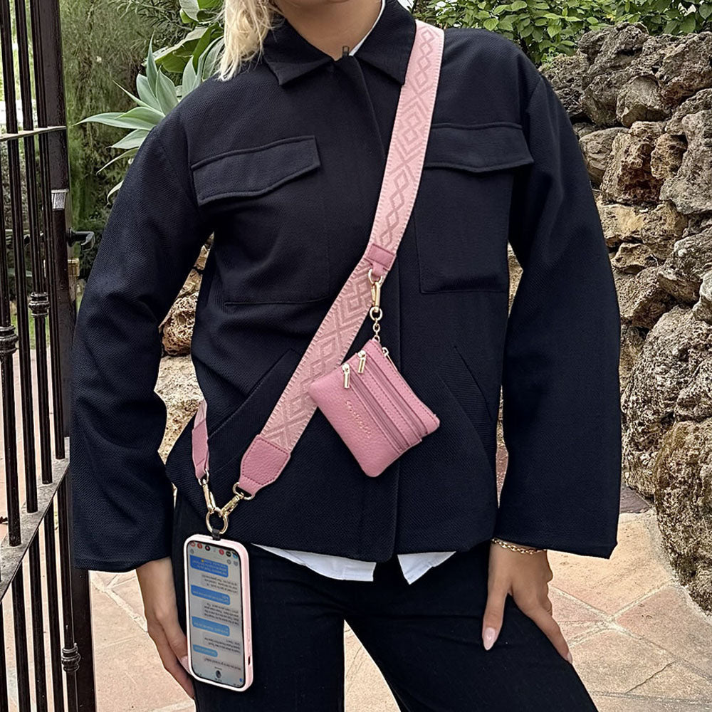 SaveTheGirls Clip & Go Strap w/Zippered Pouch Classic — alternative angle