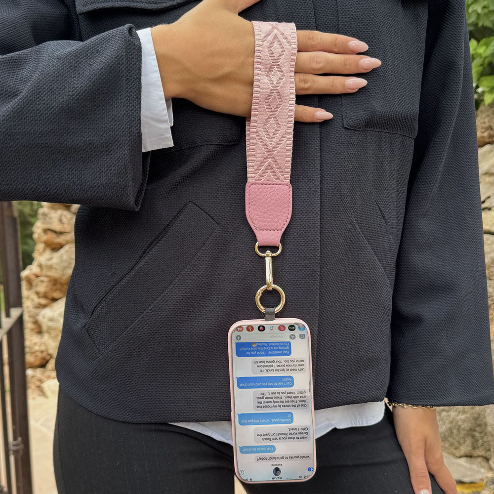 SaveTheGirls Clip & Go Strap w/Zippered Pouch Classic — in-use photo